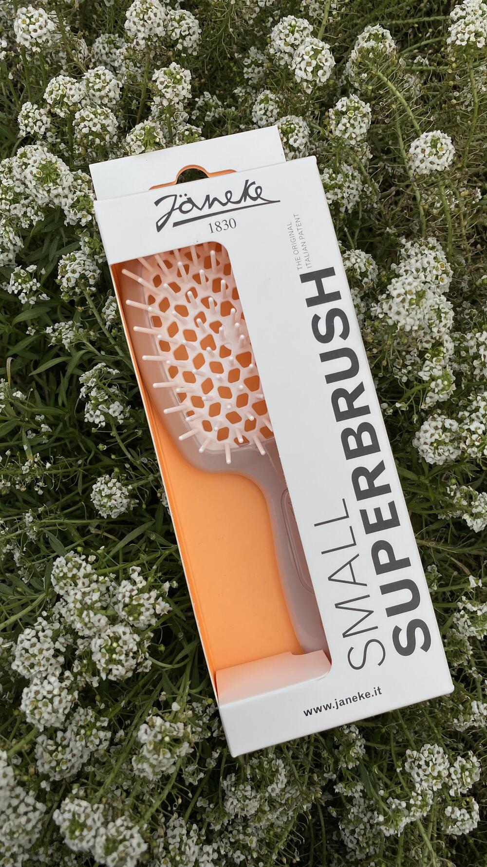 Гребінець для сушки феном серед. Janeke Тауп, Середній, З ергономічною ручкою