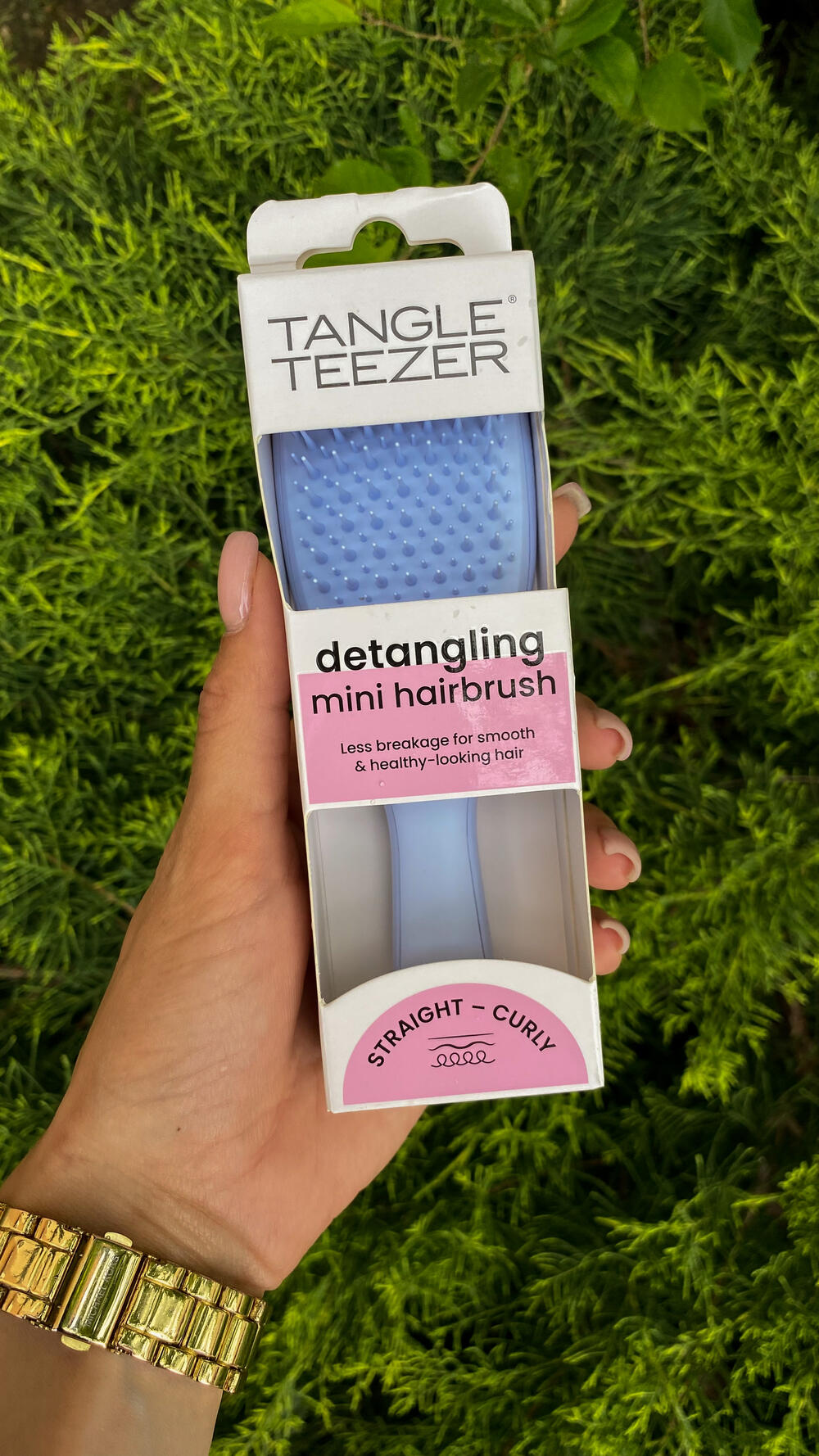 Гребінець для волосся Tangle Teezer the Wet Detangler Mini Digital Lavender, Маленький, Wet