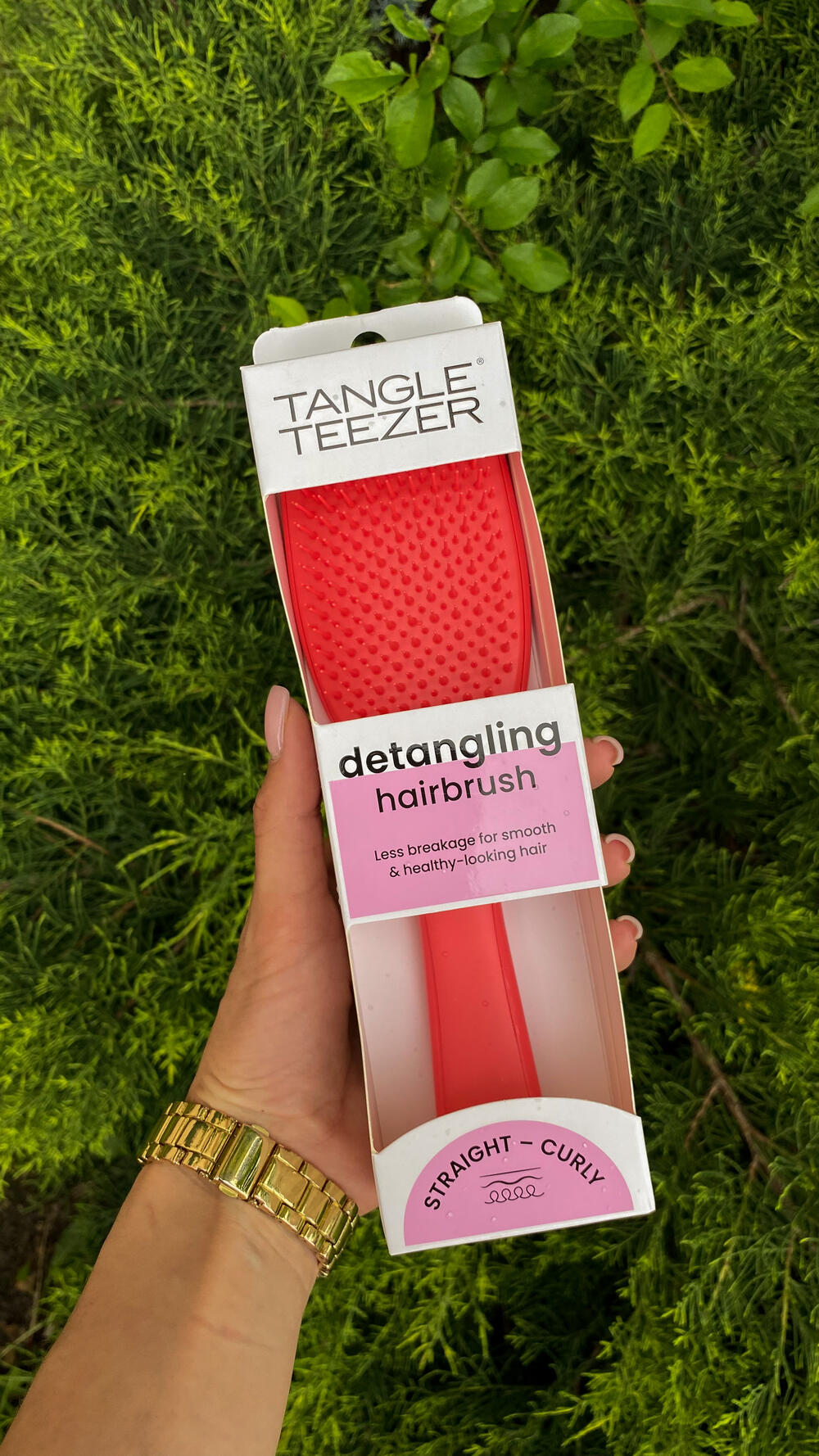 Гребінець для волосся Tangle Teezer the Wet Detangler Pink Punch, Середній, Wet