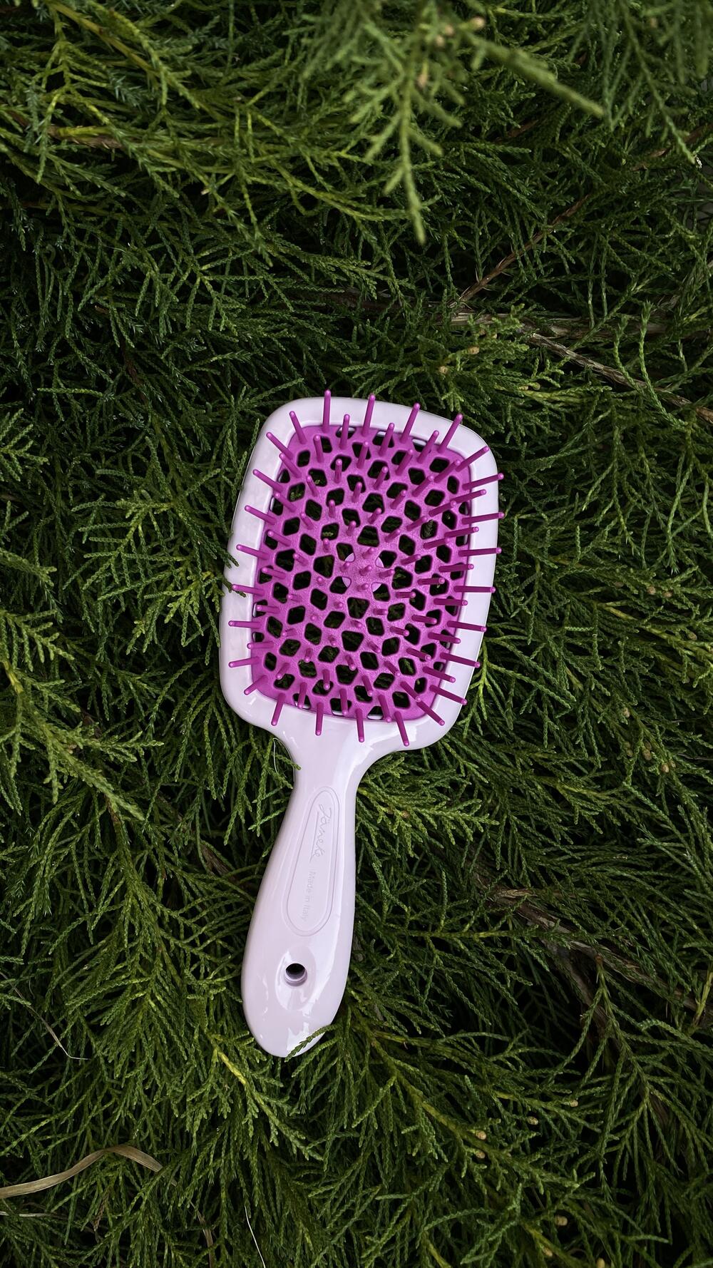 Гребінець для сушки феном серед. Janeke Lilac Sorbet, Середній, З ергономічною ручкою