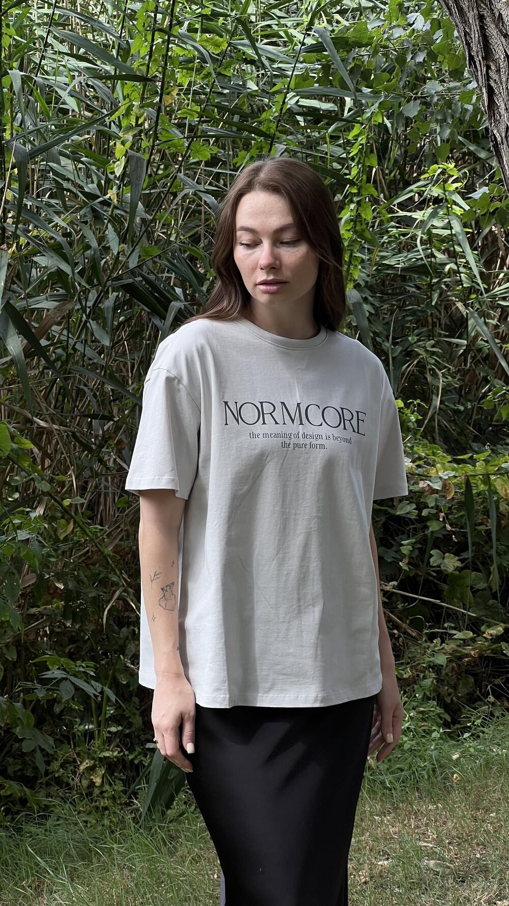 Футболка Normcore Тауп, Oversize