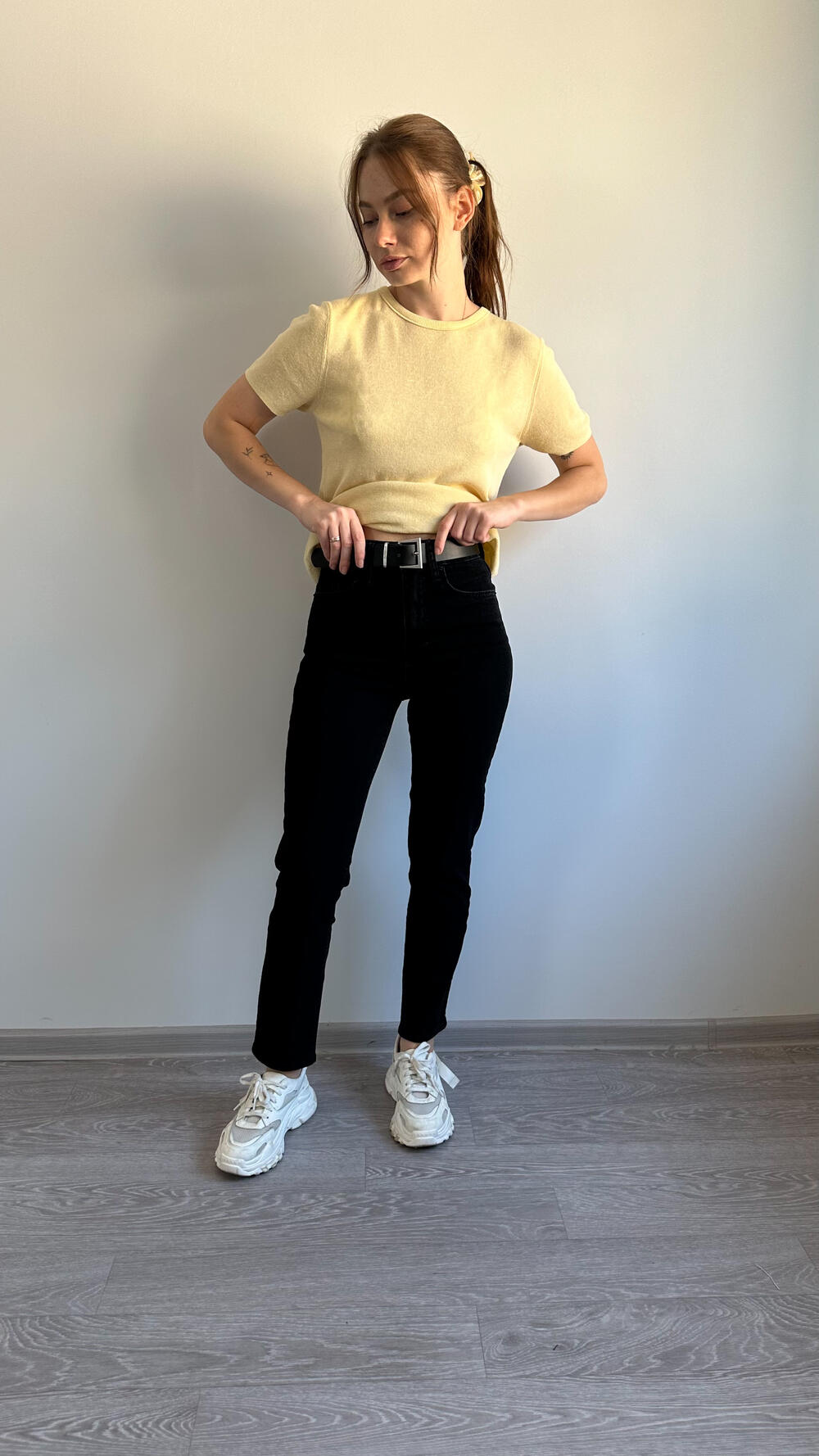 Джинси 1526 slim mom Cracpot 26, Чорний