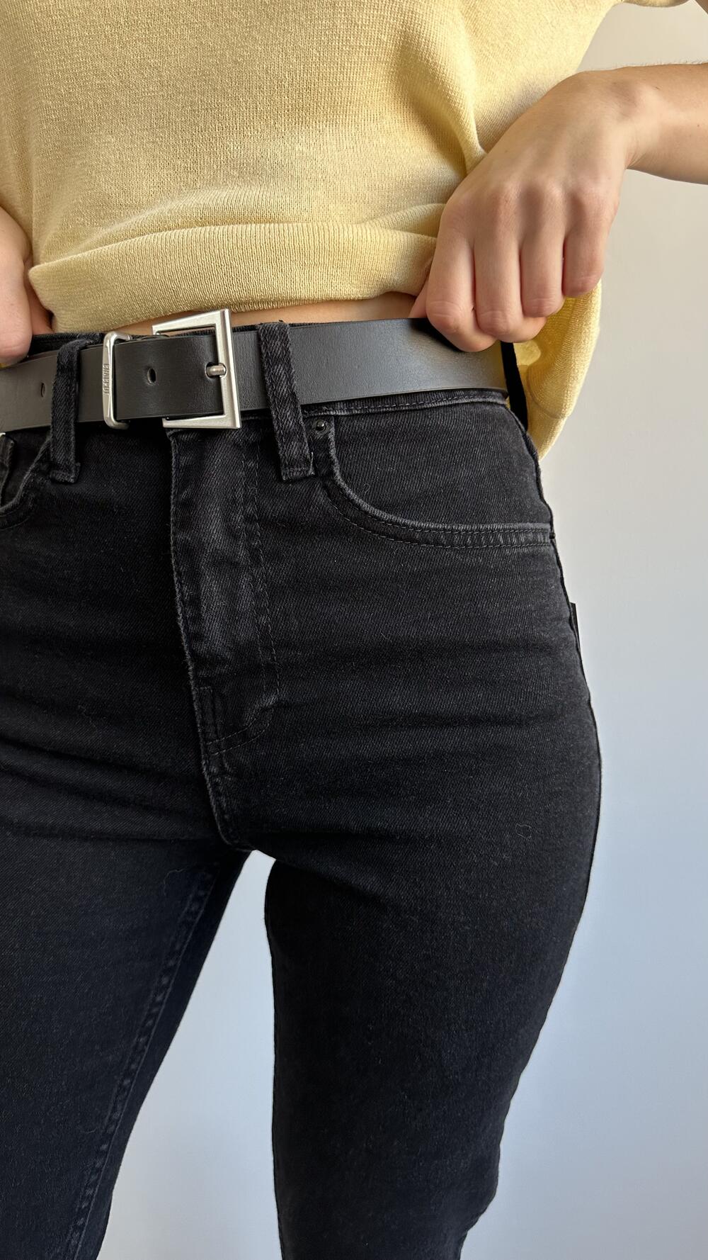 Джинси 1526 slim mom Cracpot 26, Чорний