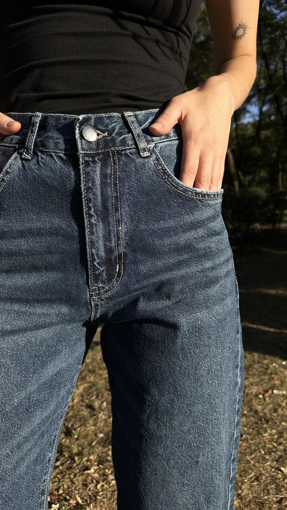 Джинси loose fit Nice Синій, 38