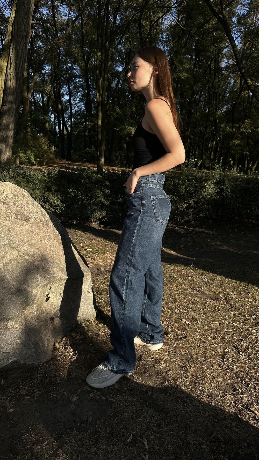 Джинси loose fit Nice Синій, 38