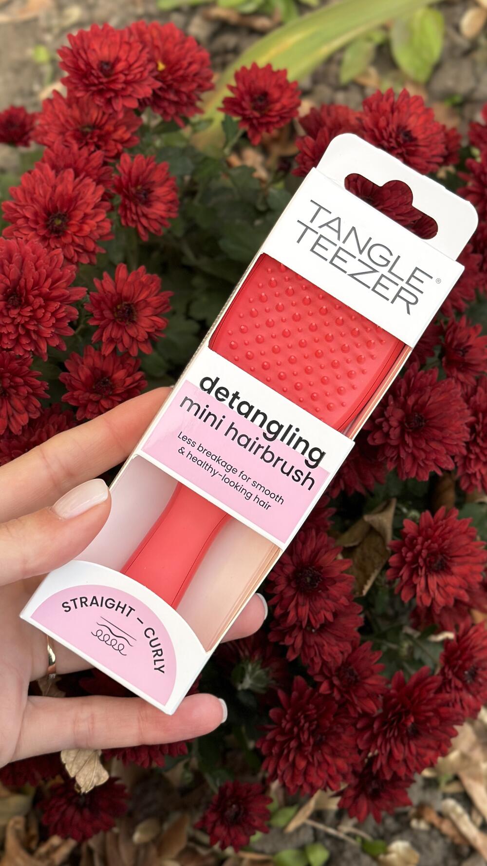 Гребінець для волосся Tangle Teezer the Wet Detangler Mini Pink Punch, Маленький, Wet