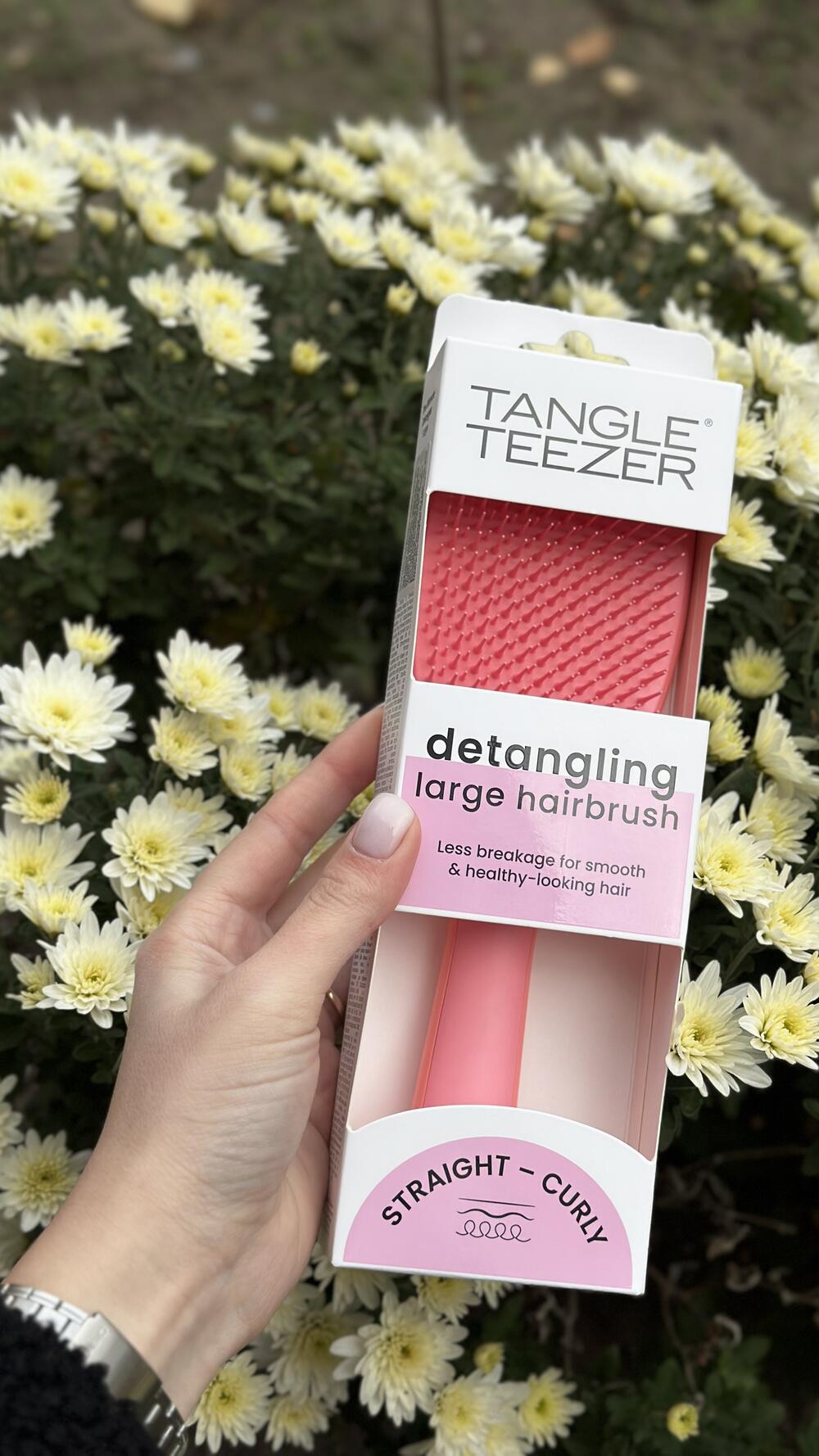 Гребінець для волосся Tangle Teezer the Large Wet Detangler Salmon Pink, Великий, Wet