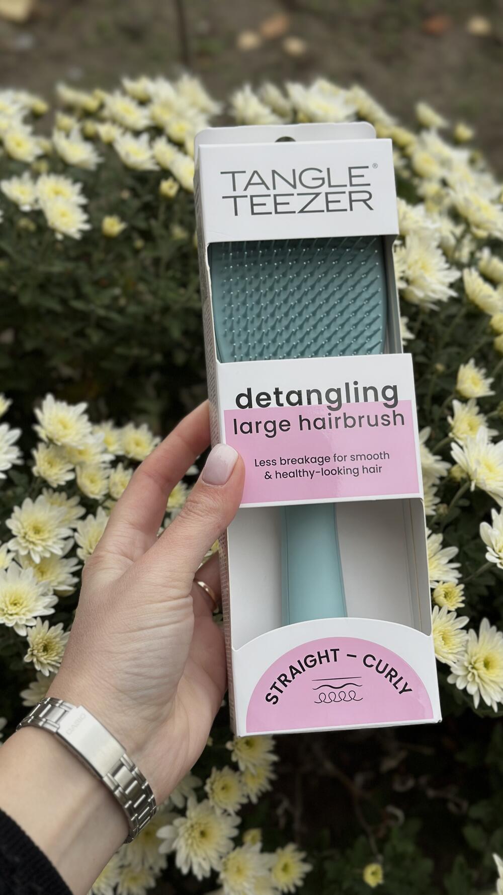 Гребінець для волосся Tangle Teezer the Large Wet Detangler Marine Teal, Великий, Wet