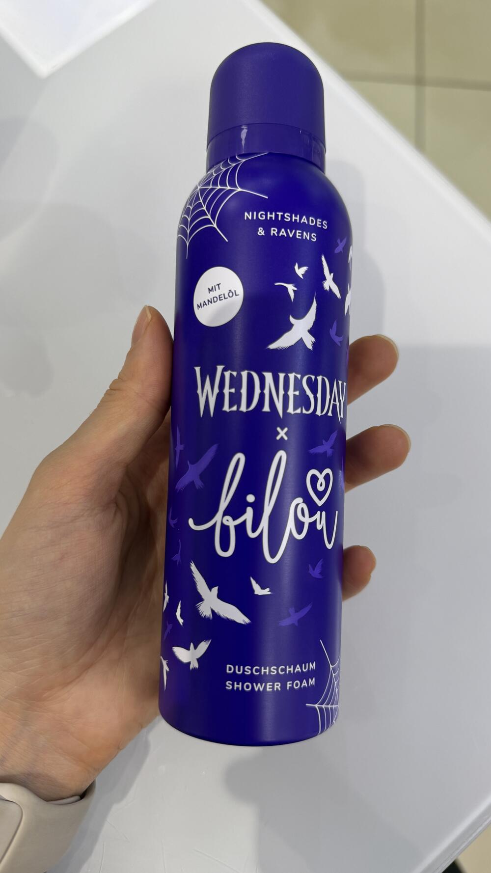 Пінка для душу Bilou 200 ml Wednesday Nightshades&Ravens