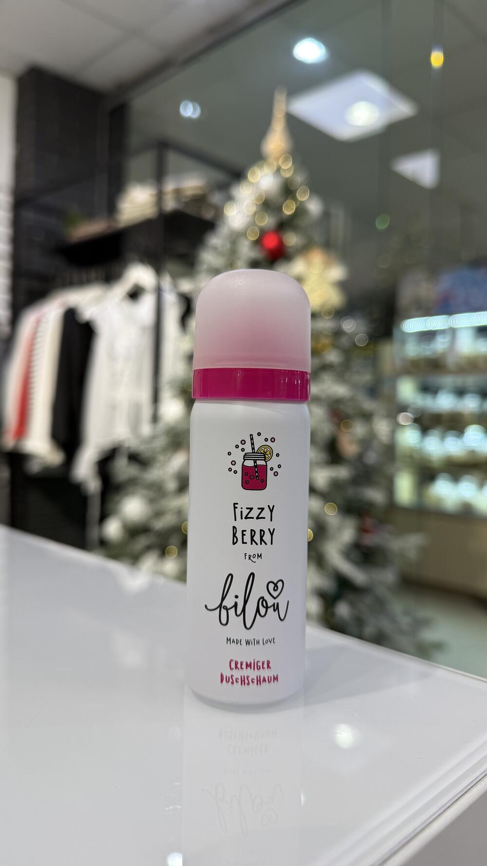 Пінка для душу міні версія 50 ml Bilou Fizzy Berry