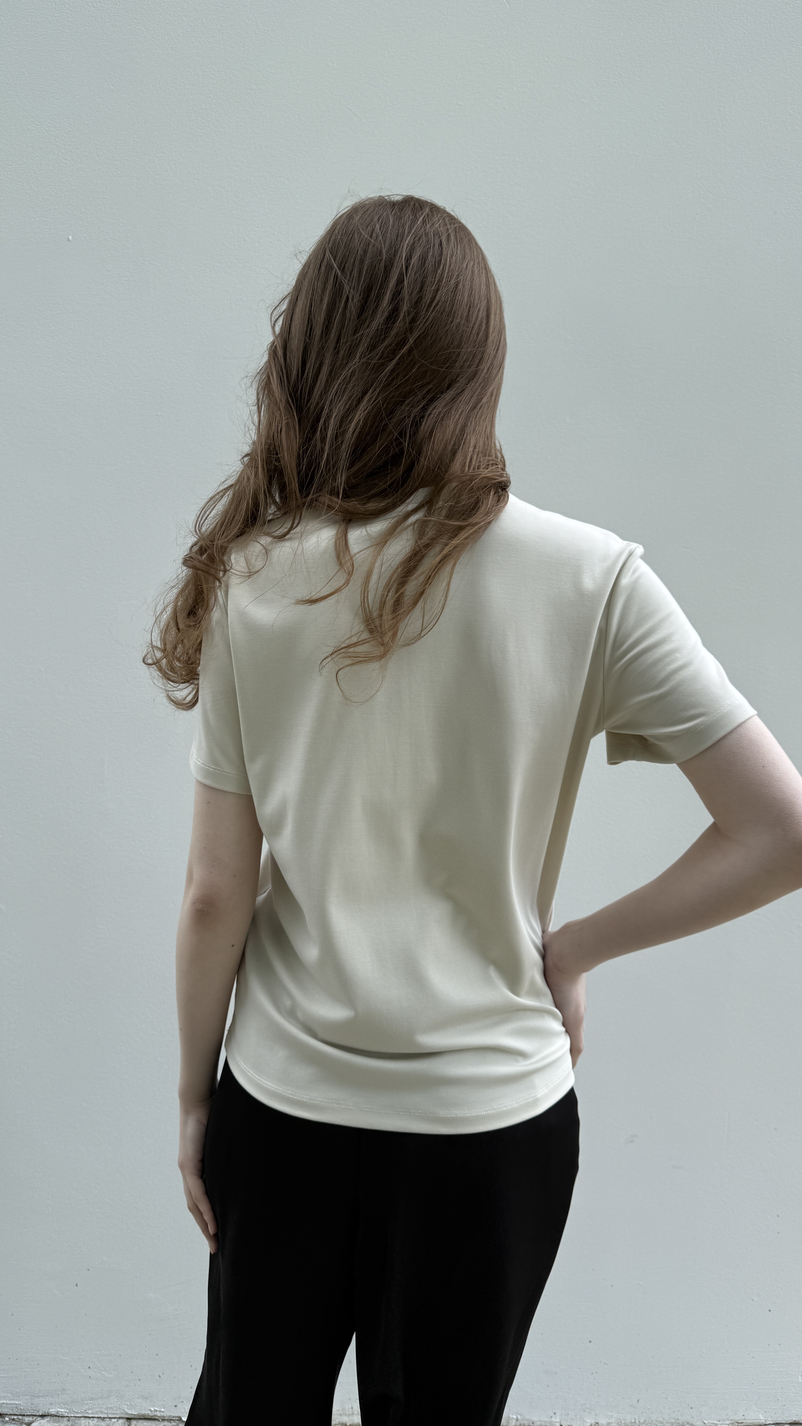 Футболка базова Humu Бежевий, Oversize