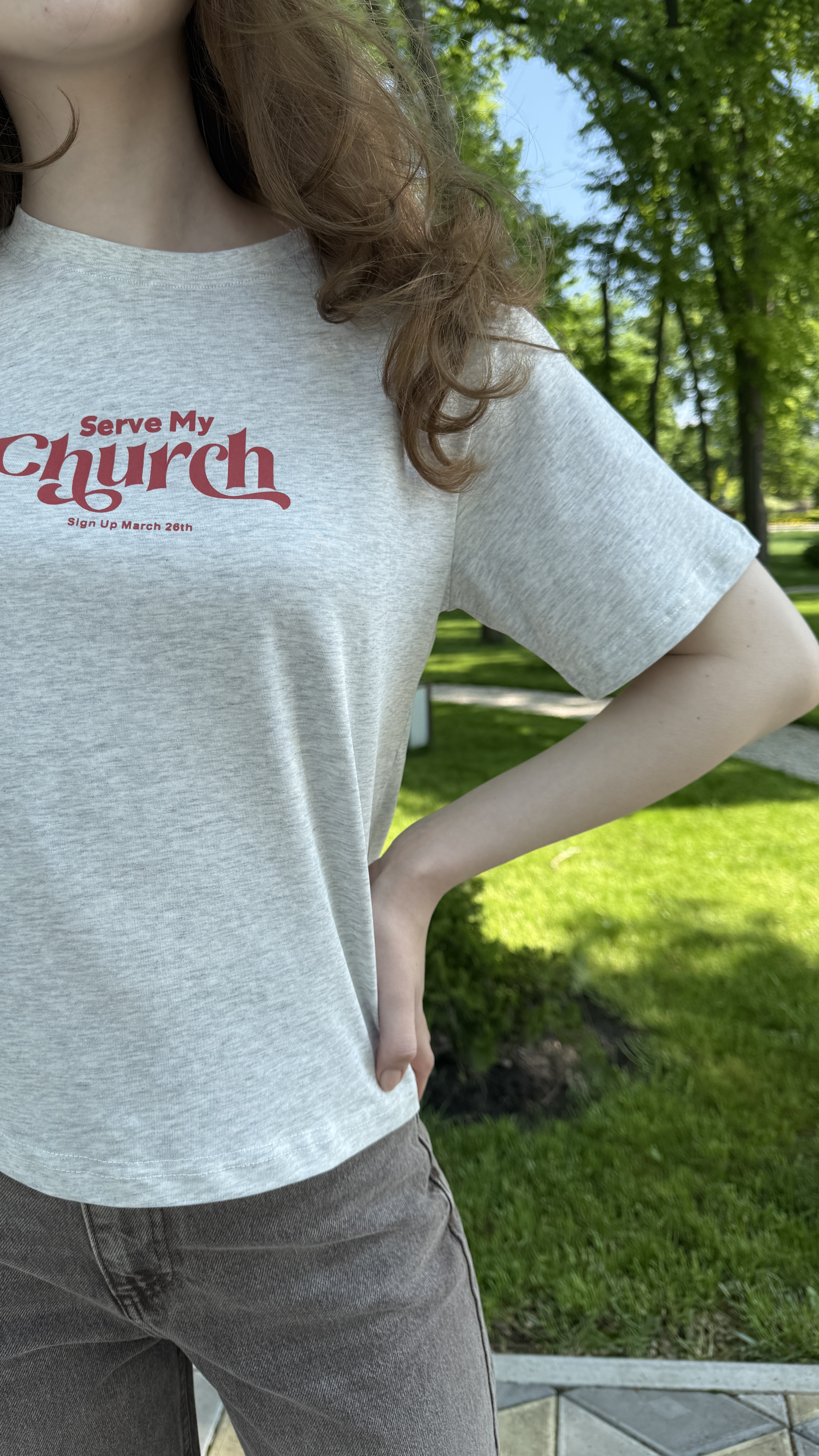 Футболка з принтом Church 