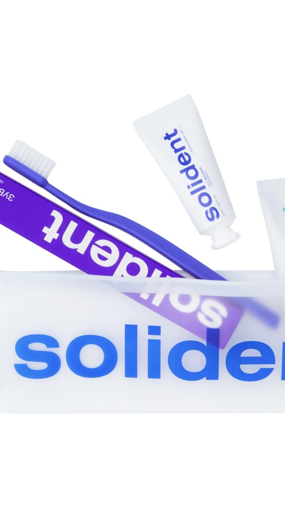 Набір для подорожей travel kit mint/Blackcurrant Solident -, Фіолетовий