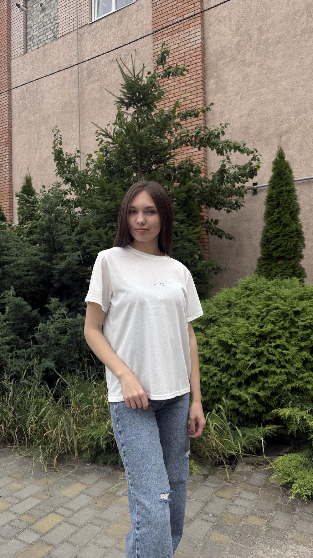 Футболка з принтом Aceto 