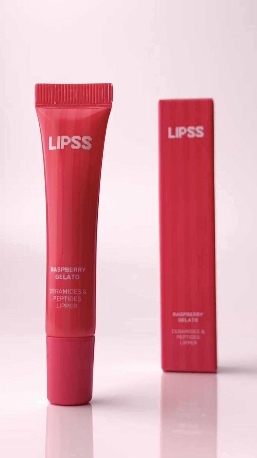 Lipper-блиск з ароматом Raspberry Gelato Lipss 