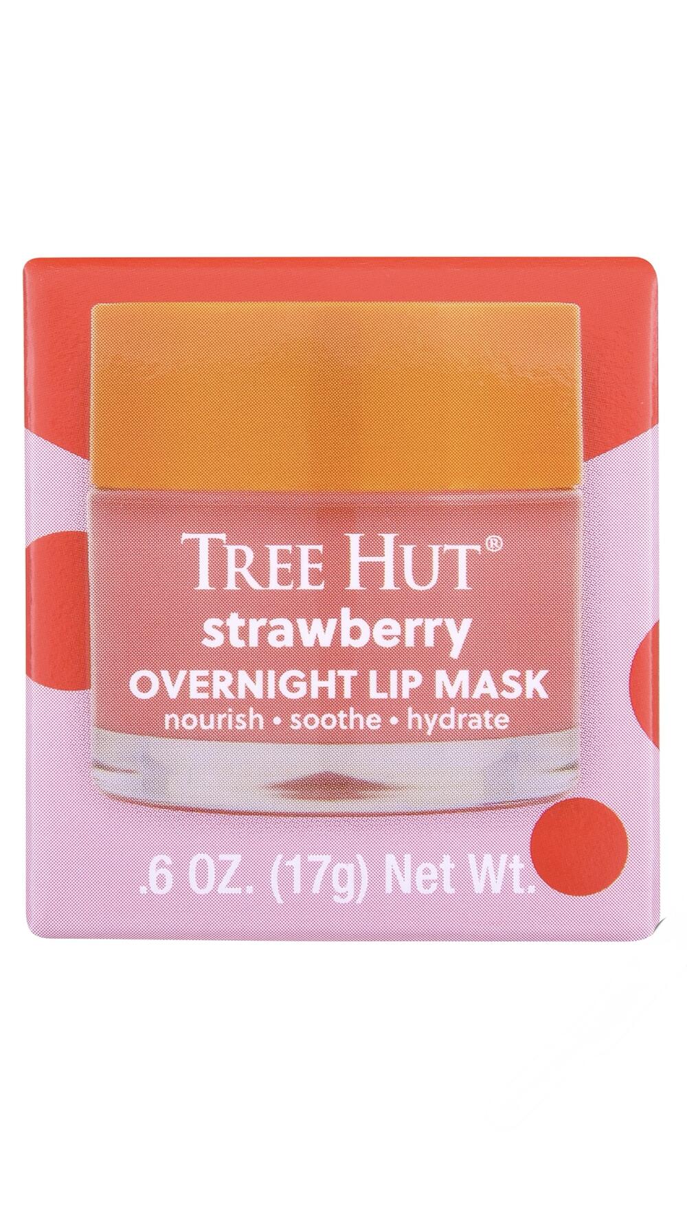 Нічна маска для губ Tree Hut Overnight Lip Mask 17g Strawberry