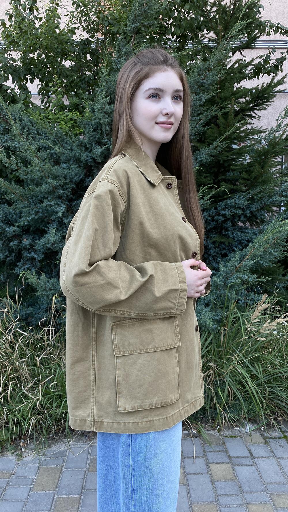 Парка без підклади, фасону жакет 