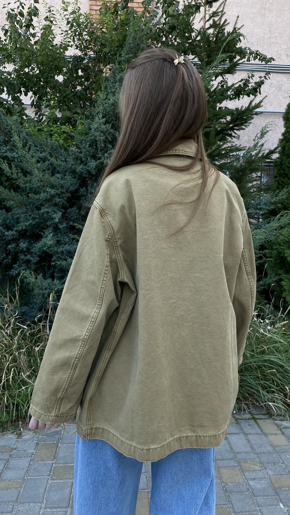 Парка без підклади, фасону жакет Кемел, Oversize