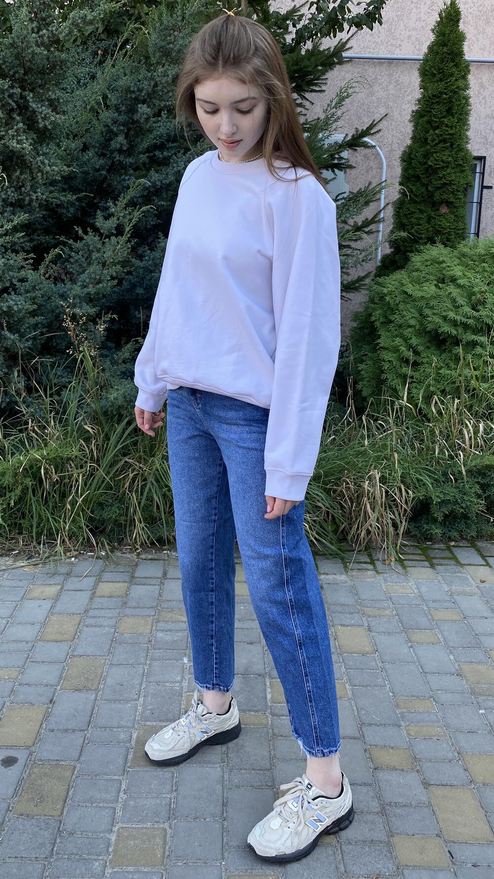 Світшот складноскроєний, базовий Тауп, Oversize