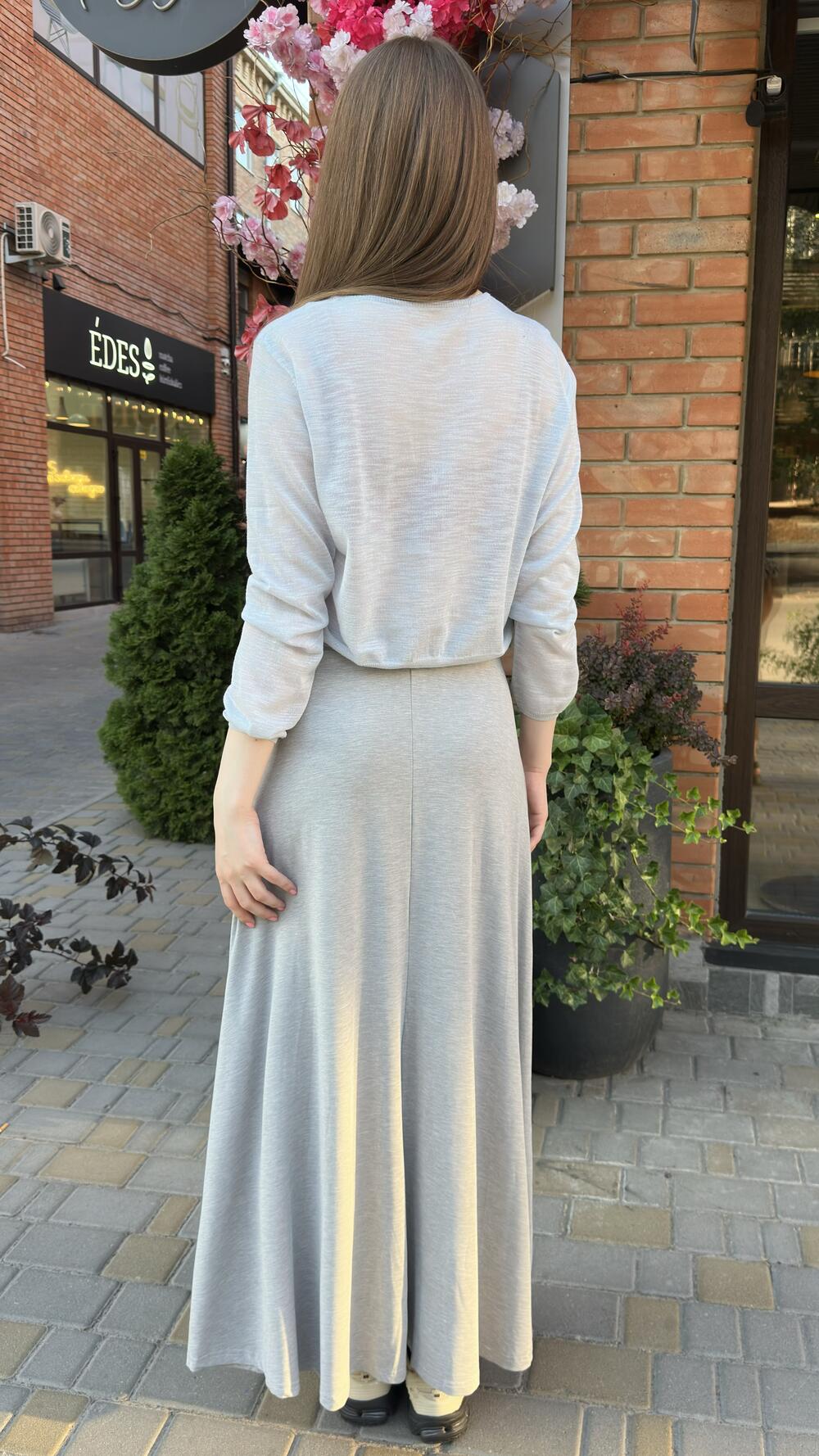 Кофтинка з тонкого трикотажу, напівпрозора Блакитний, S/M