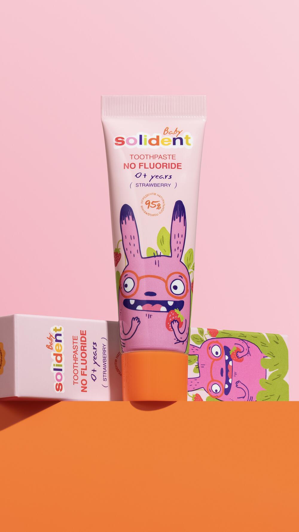 Дитяча зубна паста 0+ Solident Baby 30 ml 