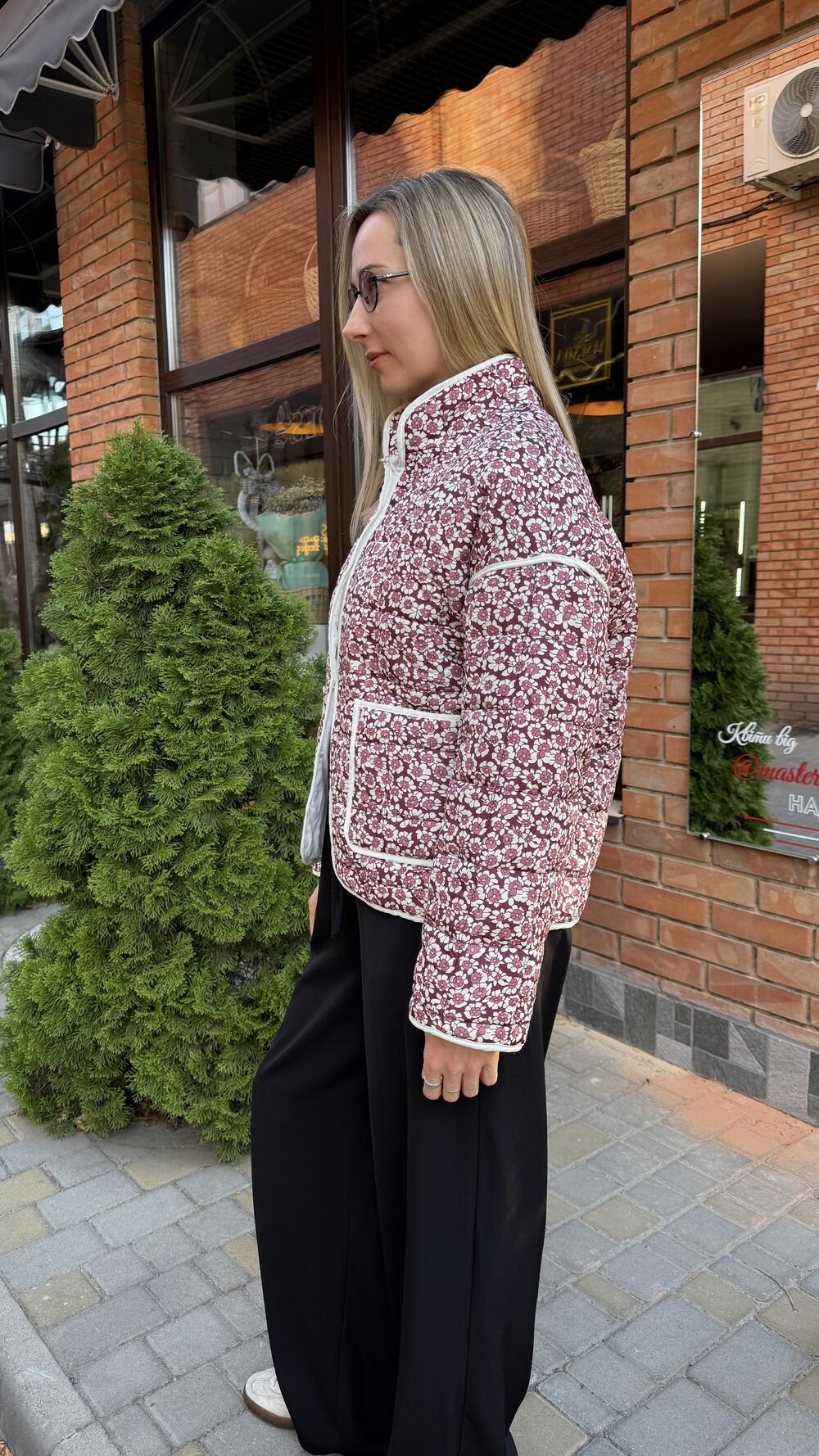 Куртка бавовняна Рожевий, Oversize