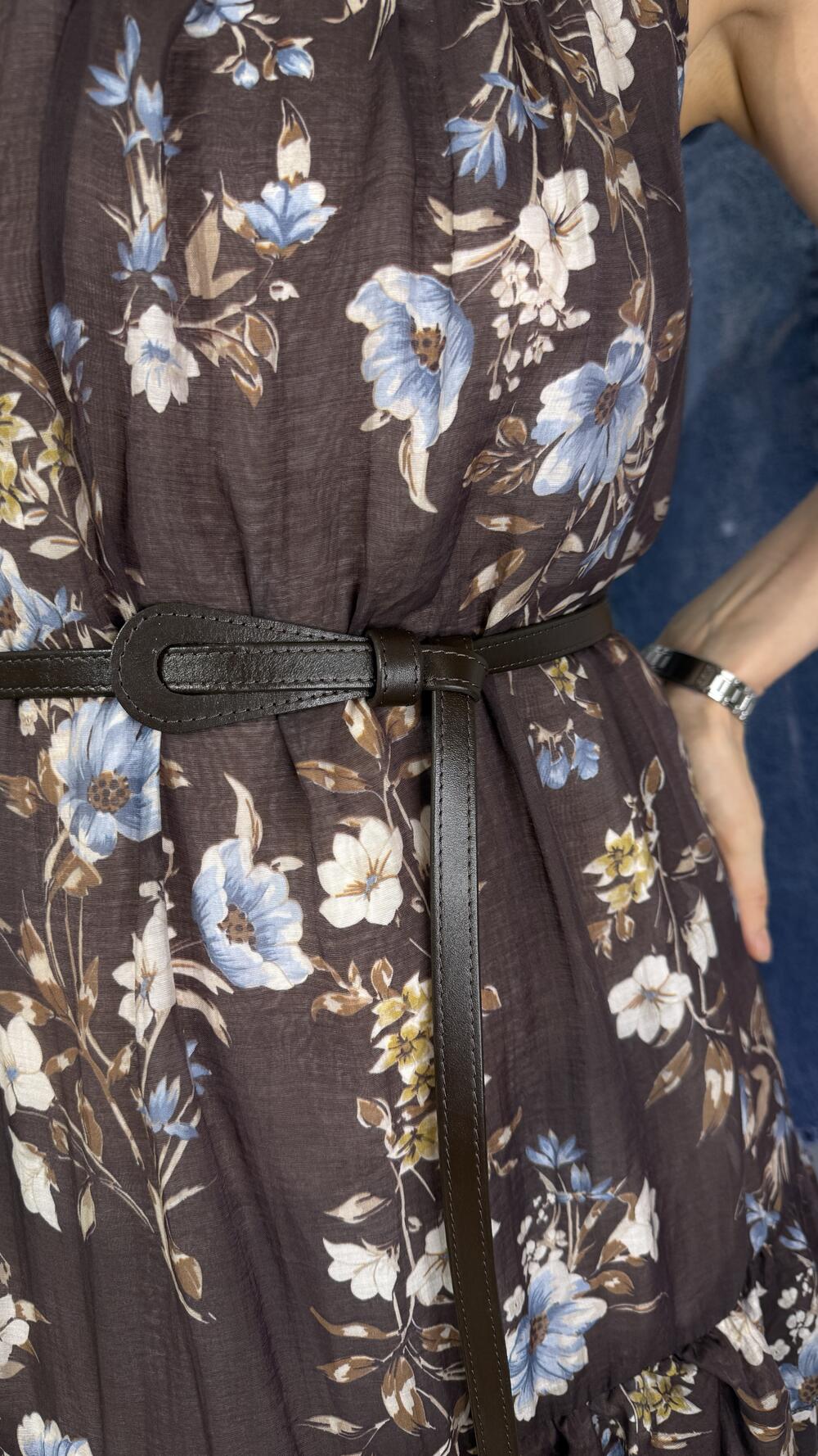 Ремінь петля 270303 Kremin Шоколадний