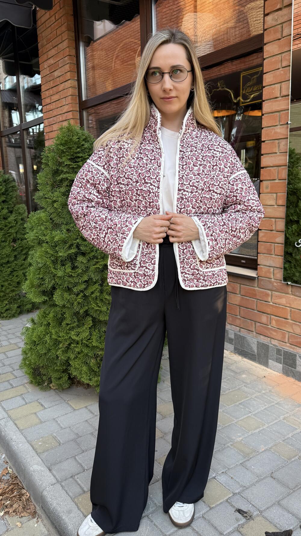 Куртка бавовняна Рожевий, Oversize