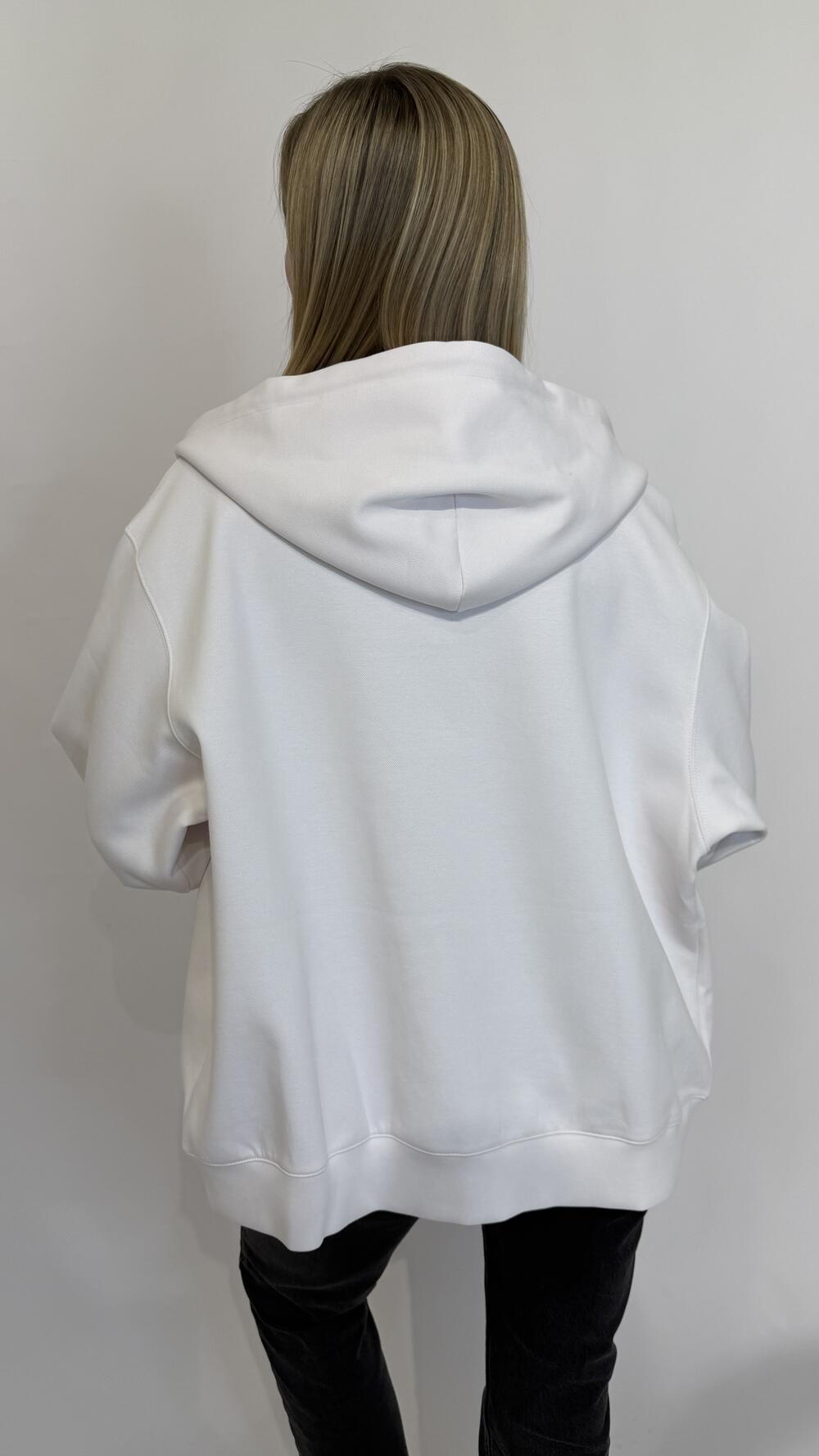 Худі обʼємне, з принтом С Рожевий, Oversize