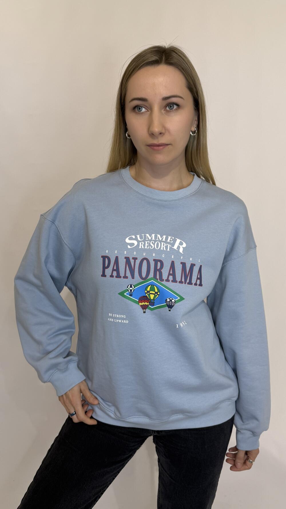 Світшот з принтом Panorama 