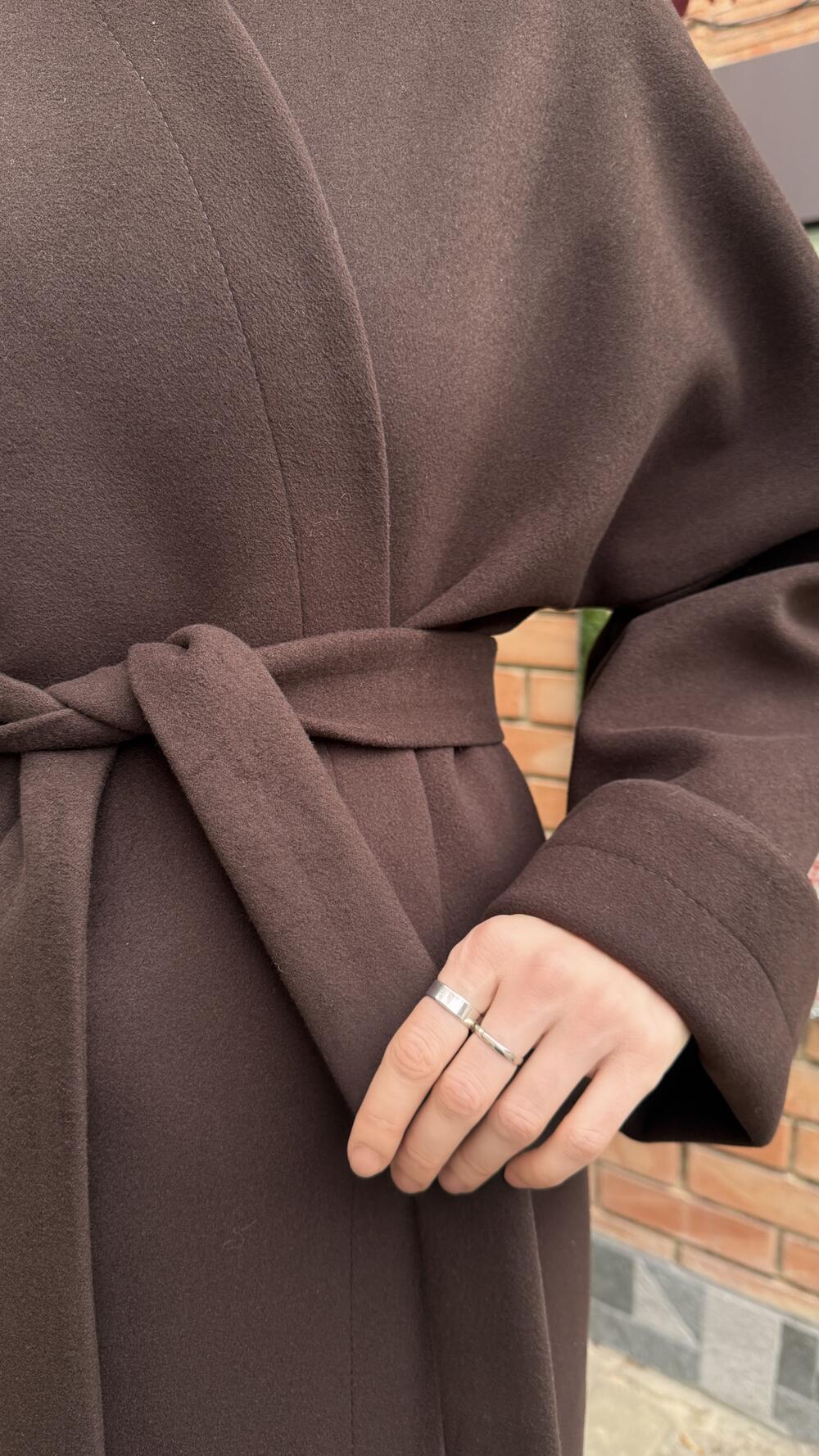 Пальто мод. Мішель Ricco Шоколадний, M