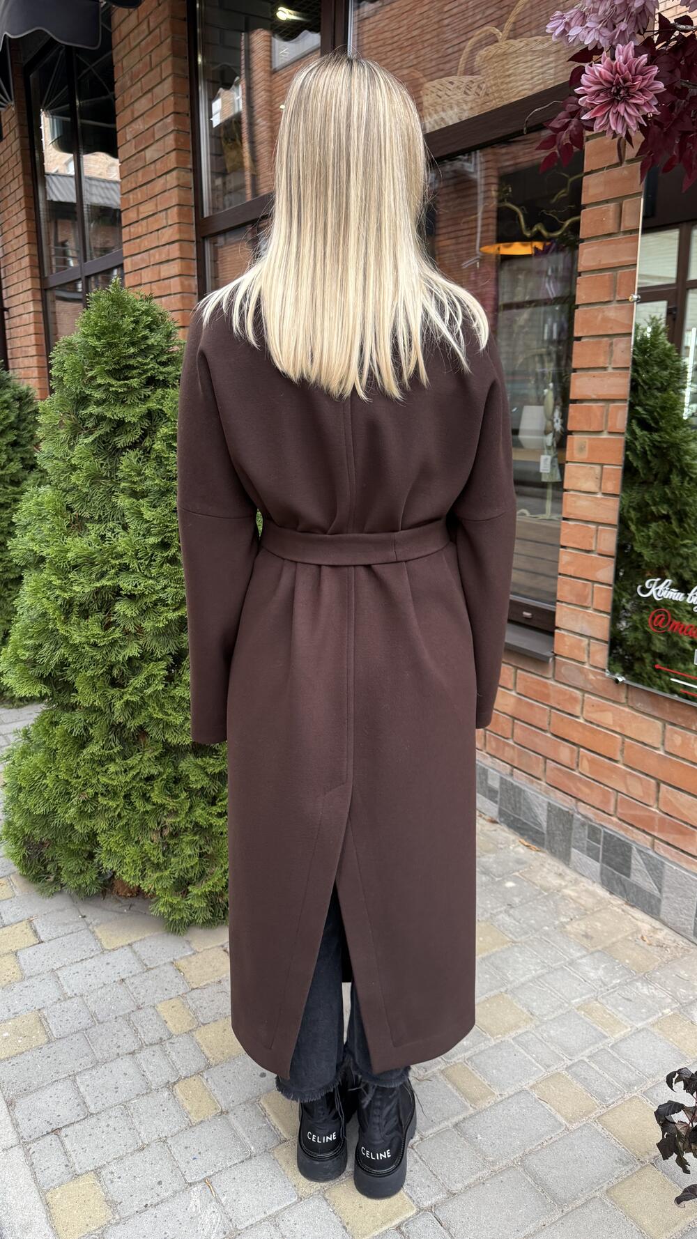 Пальто мод. Мішель Ricco Шоколадний, M