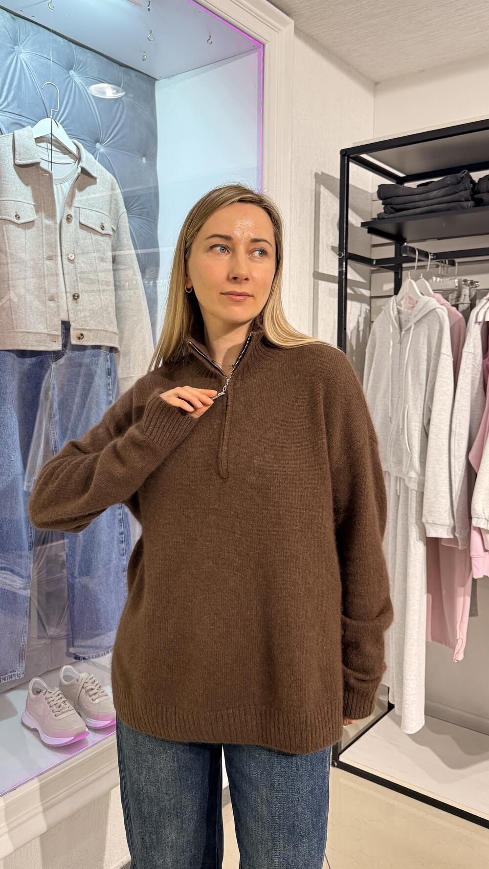 Светр поло з комірцем кашеміровий Liture 