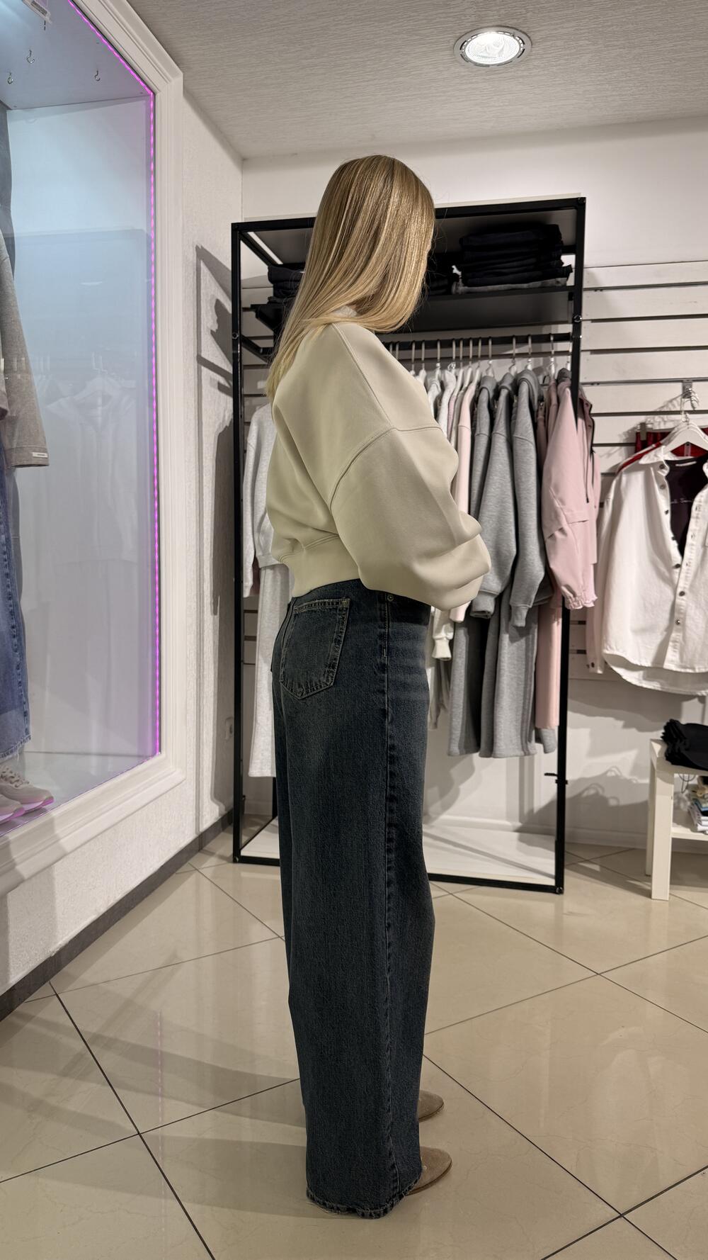 Джинси арт.3610 додаткові ґудзики Синій, 36