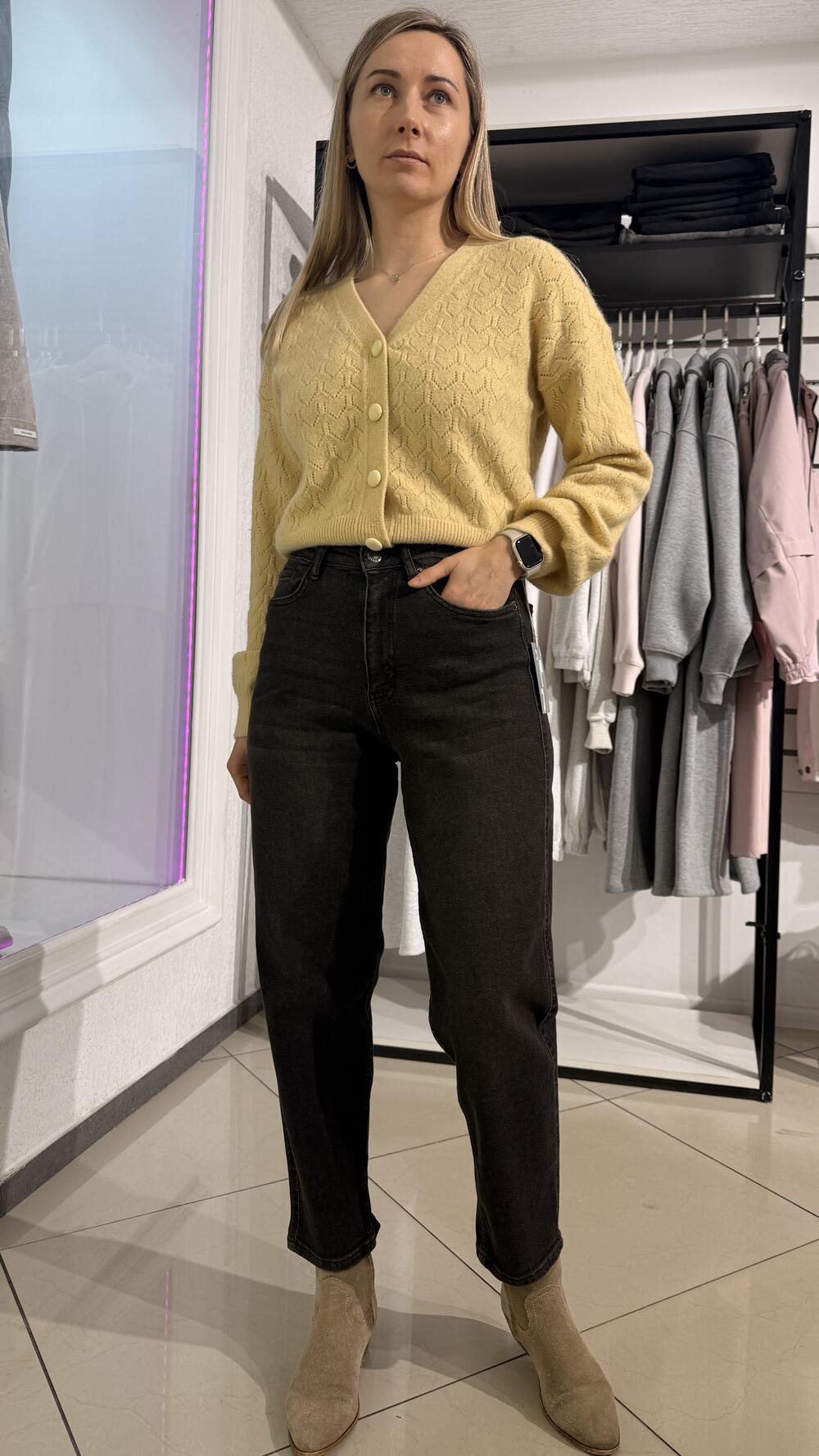 Джинси арт.3506 Ретро графітовий, 42