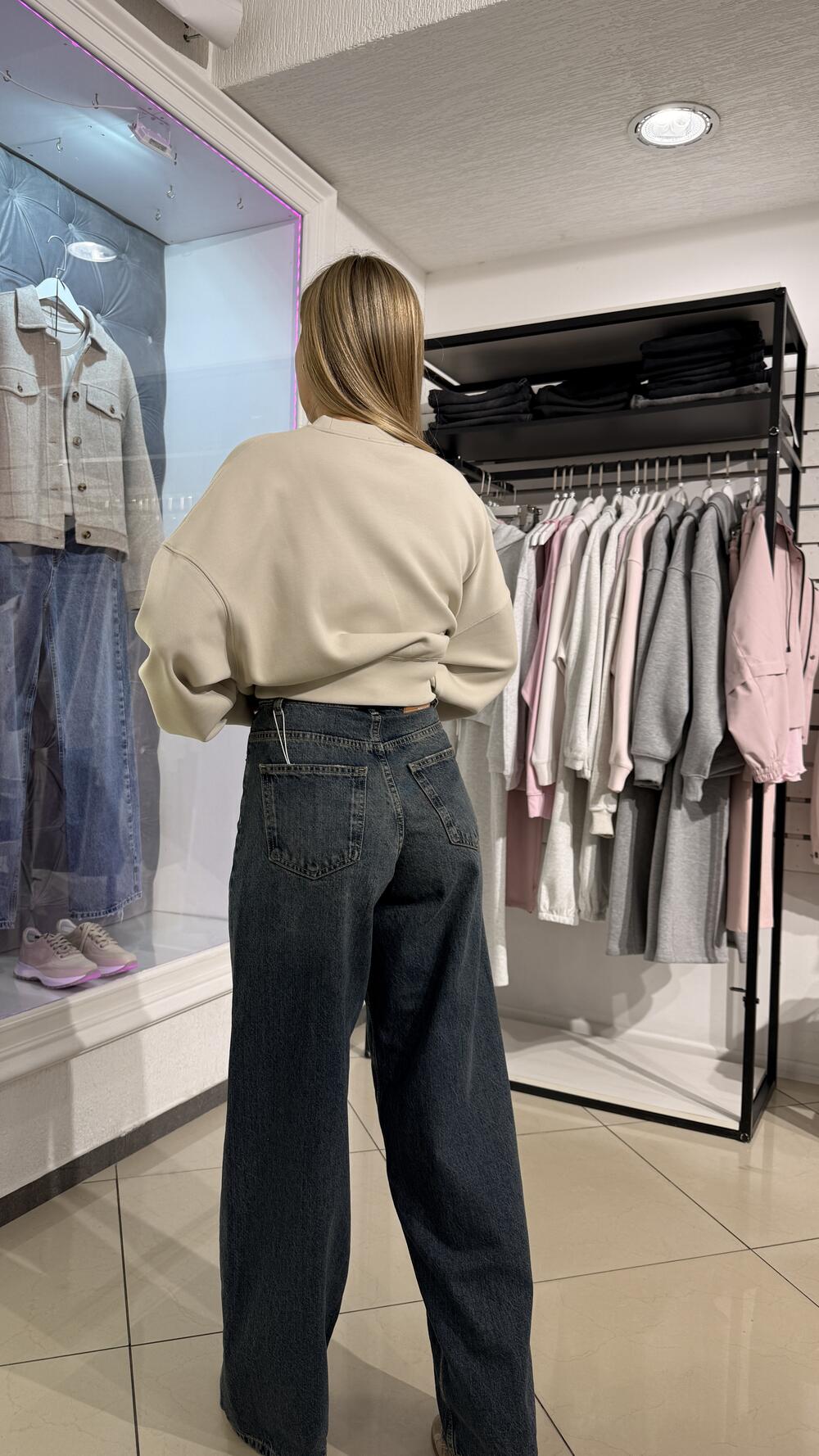 Джинси арт.3610 додаткові ґудзики Синій, 36