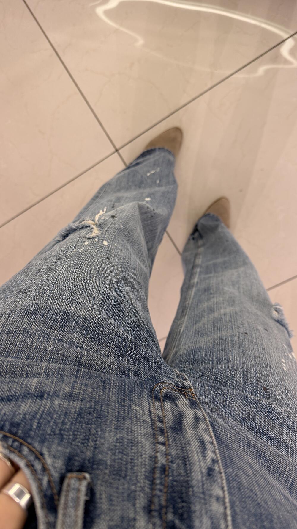 Джинси 5105109s без ременя Синій, M