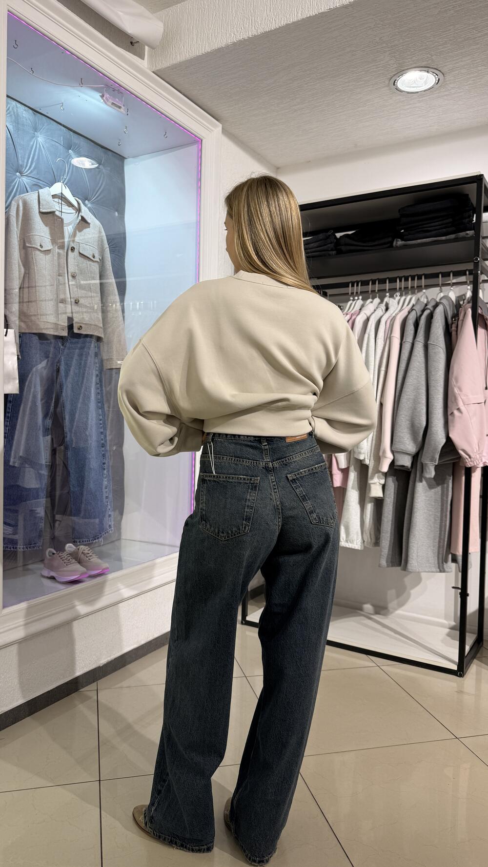 Джинси арт.3610 додаткові ґудзики Синій, 36