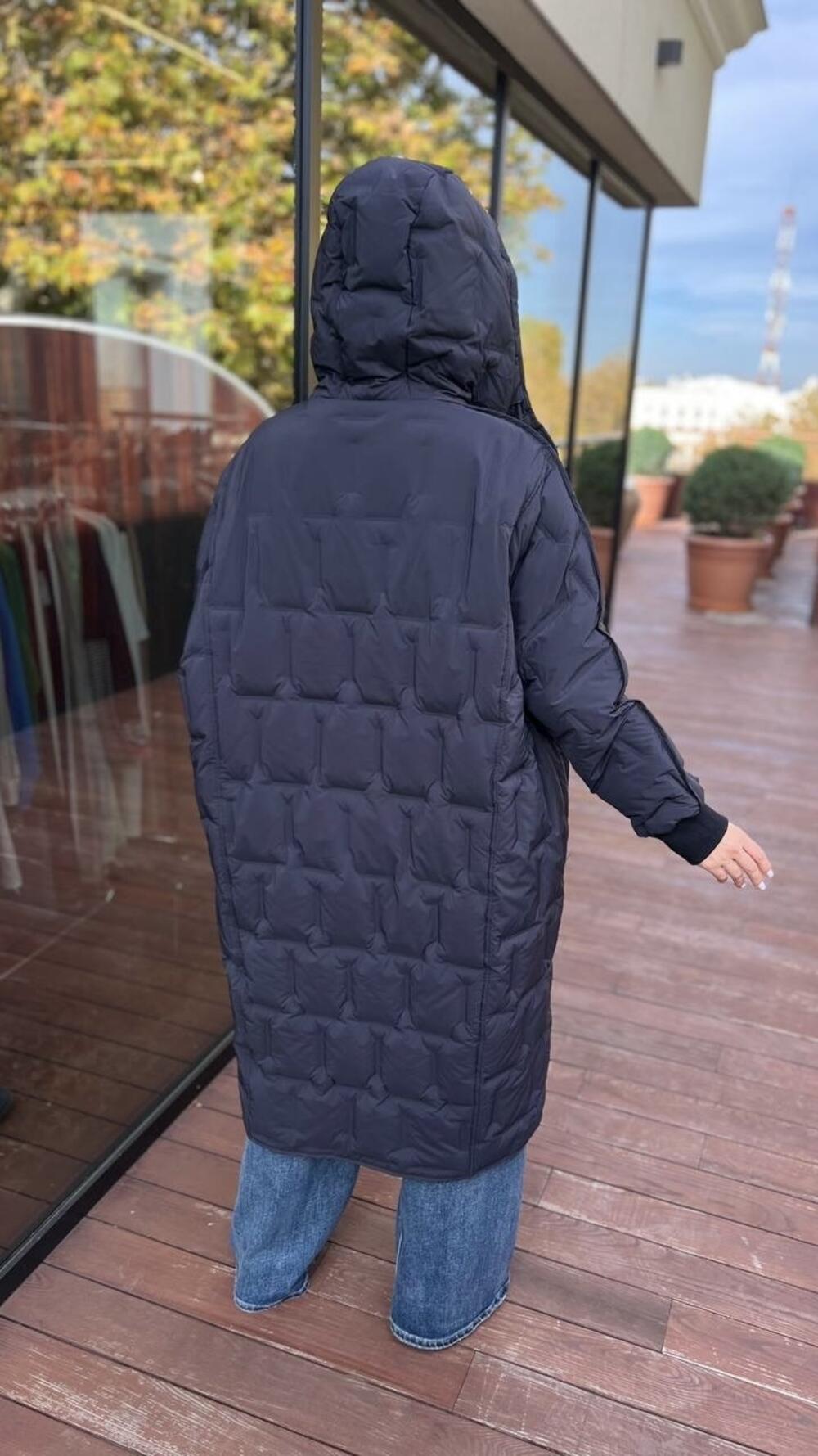 Пальто-пуховик, летюча мишка з капюшоном Liture 