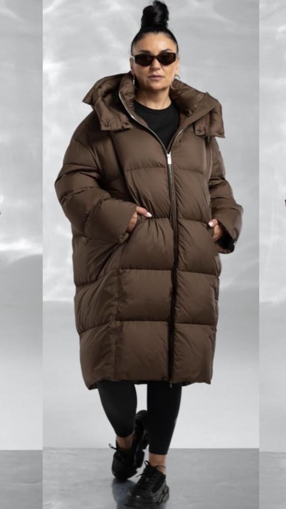 Пальто пуховик 1721 