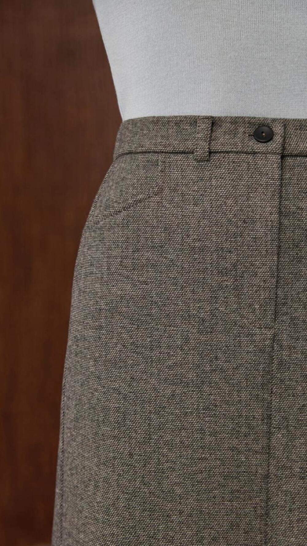 Спідничка тепла арт.3080 Triko Bakh Гравій, 42-44