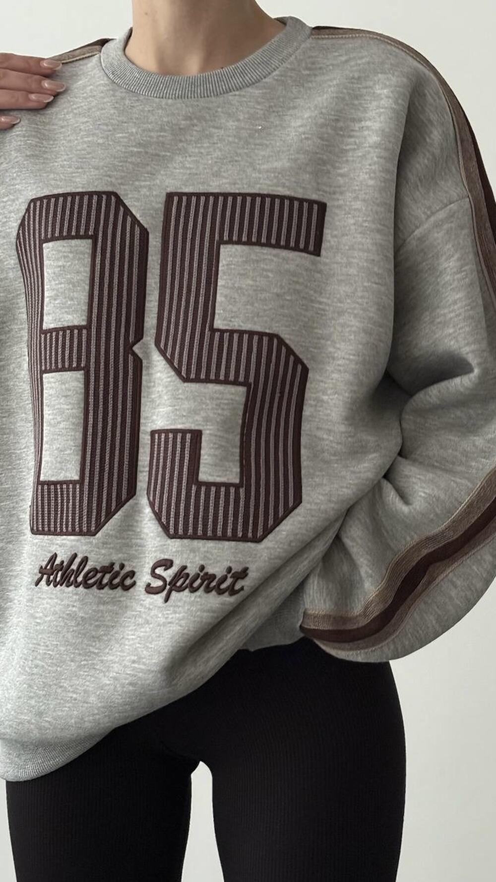 Світшоти 1263  з принтом 85 