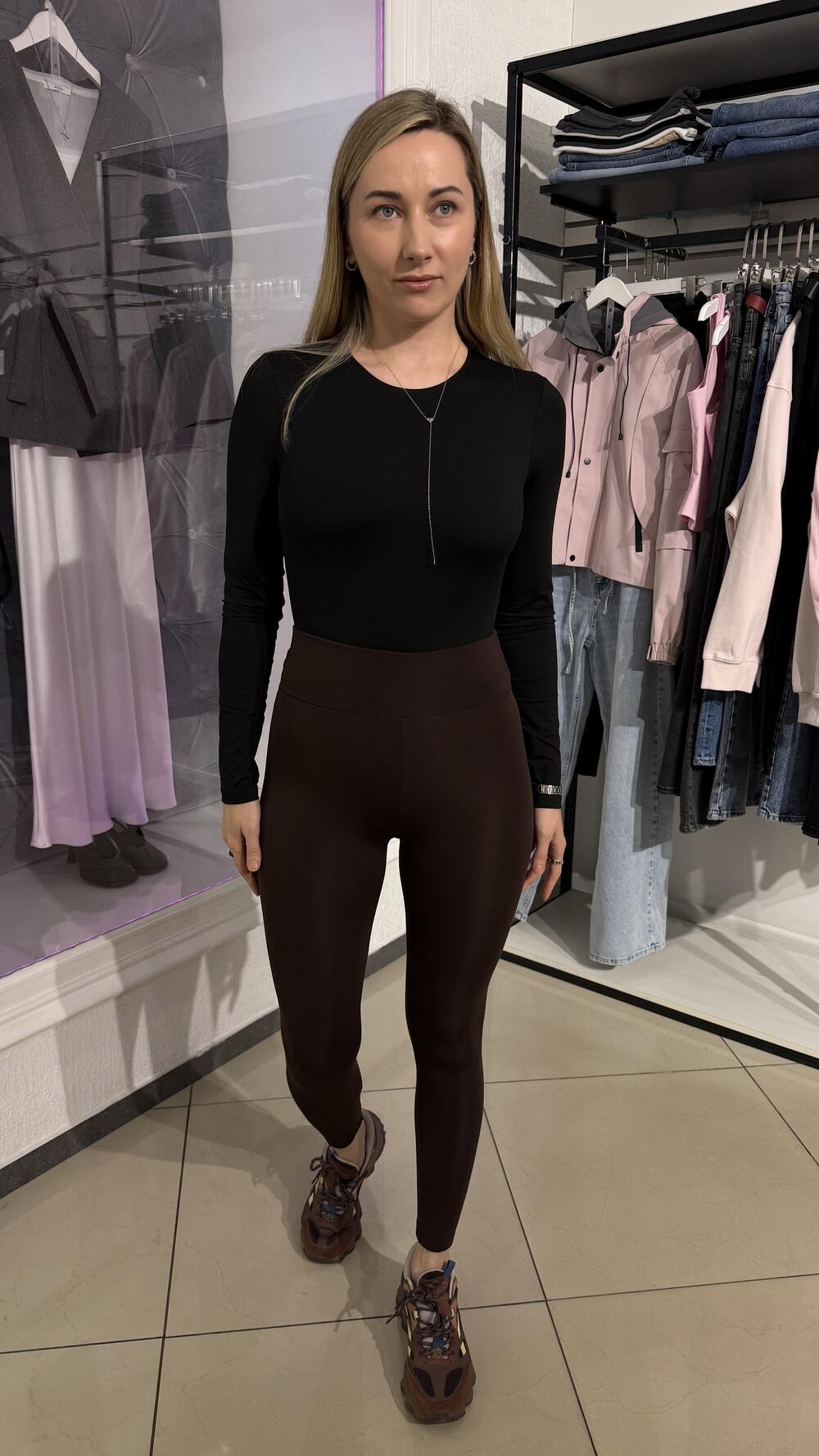 Лосини утеплені Kenalin Шоколадний, L