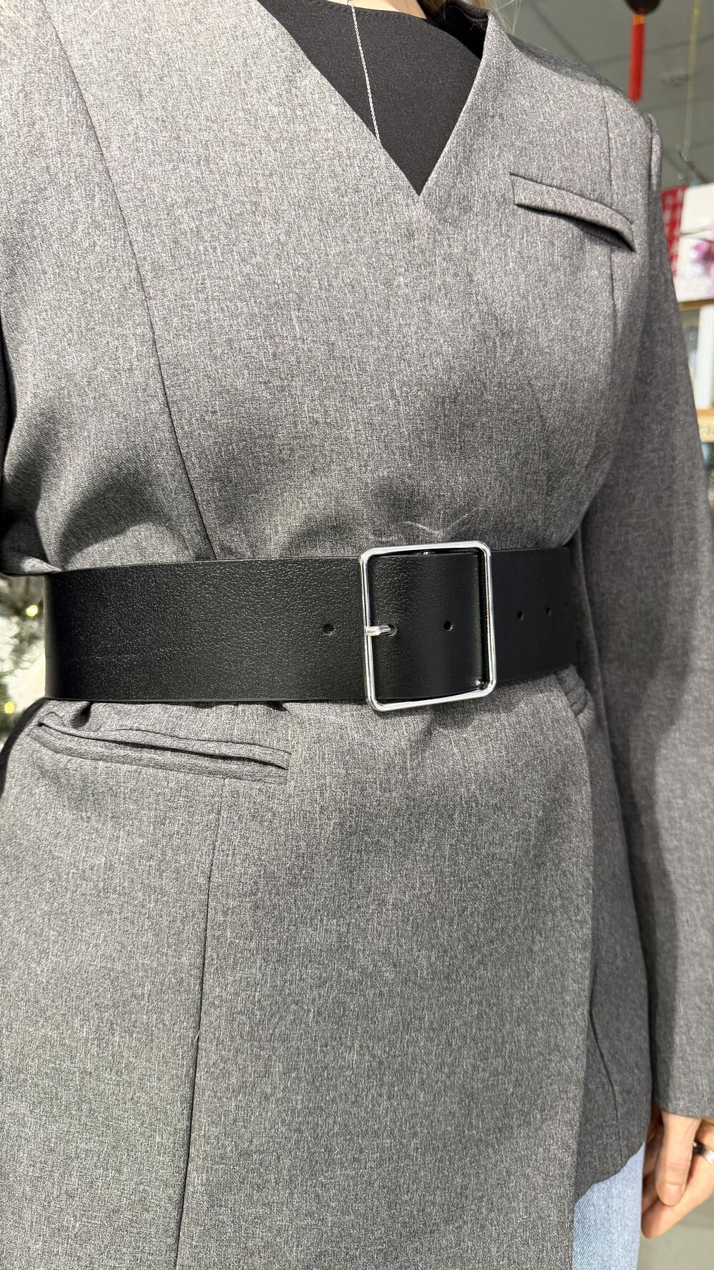 Ремінь шкіряний 05.60.63.19 Kremin Чорний