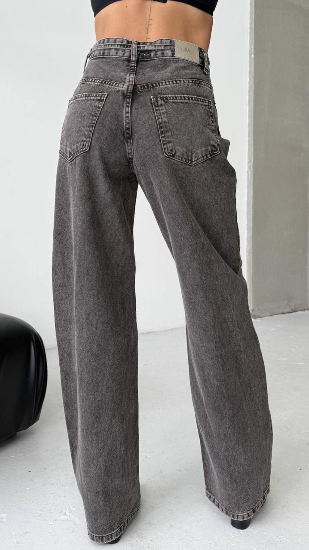 Джинси 1469-3 Squalo Ретро графітовий, 40