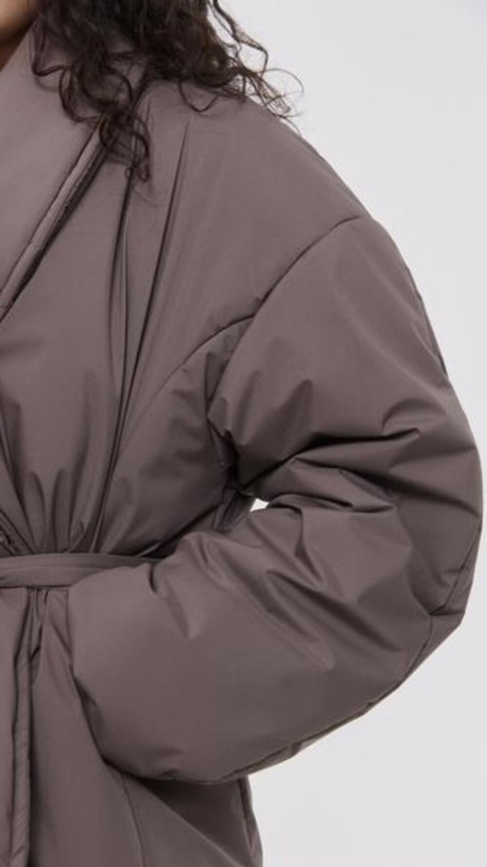 Куртка євро зима на запах, Аселія Капучіно, M/L