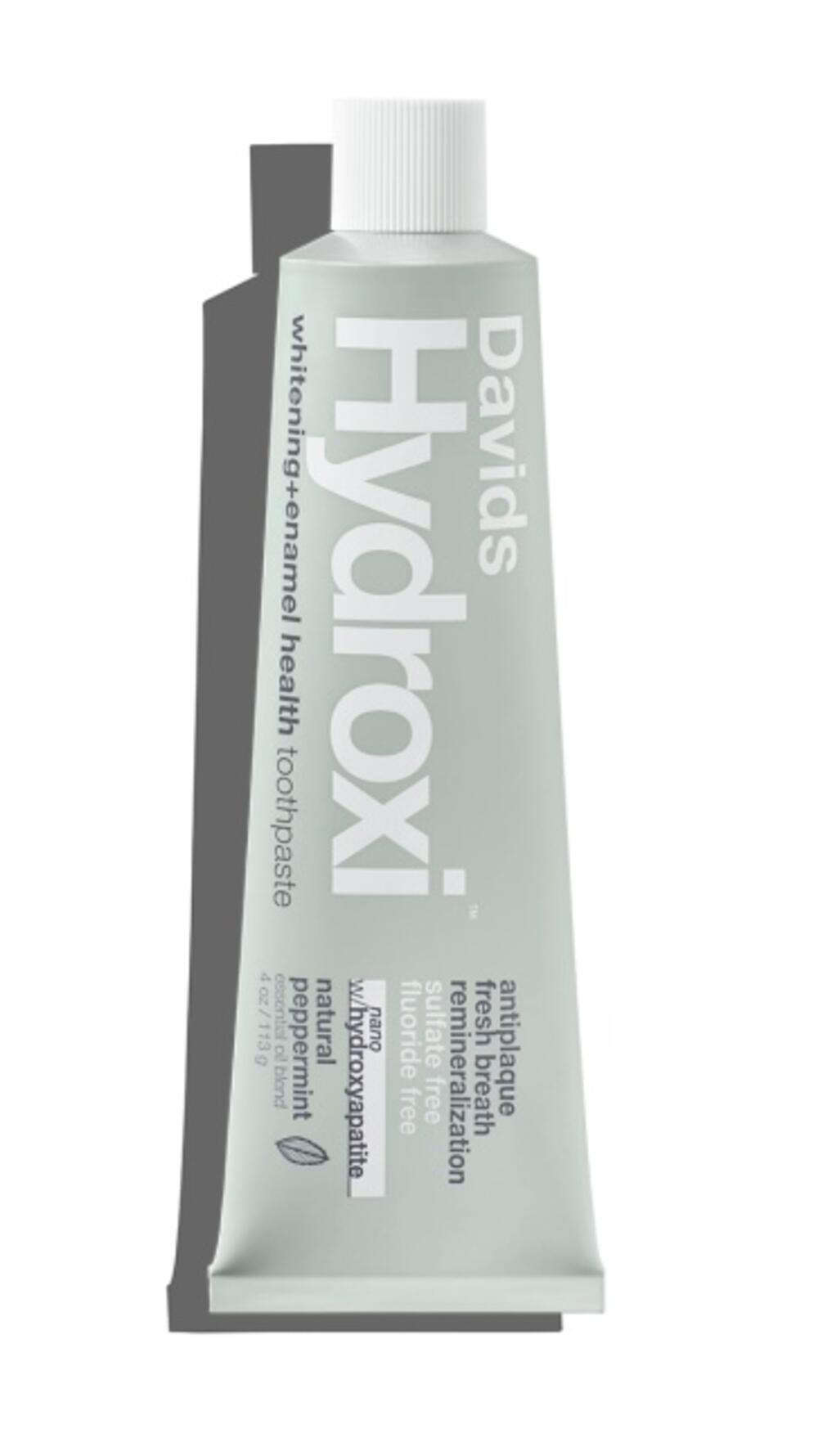 Зубна паста Hydroxi whitening+enamel health для дорослих з наногідр. мʼята перцева  Davids 