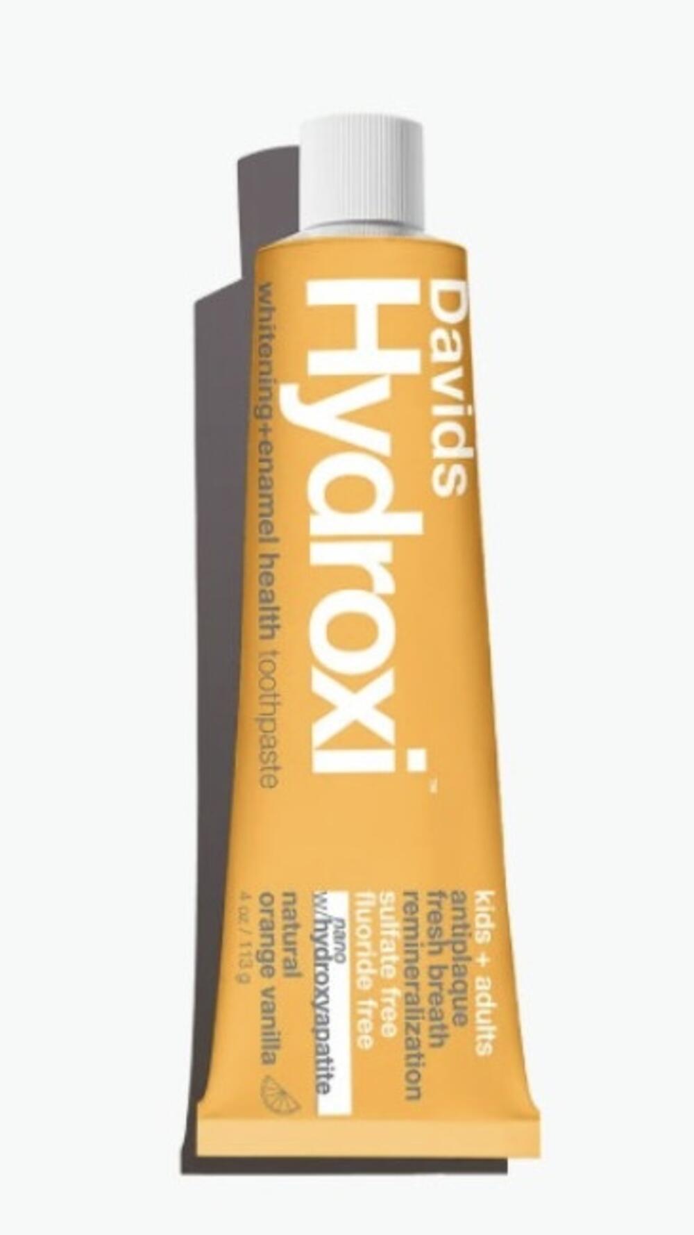 Зубна паста для дорослих. та дітей з наногідрокс. Ваніль+апельсин Davids 113 g