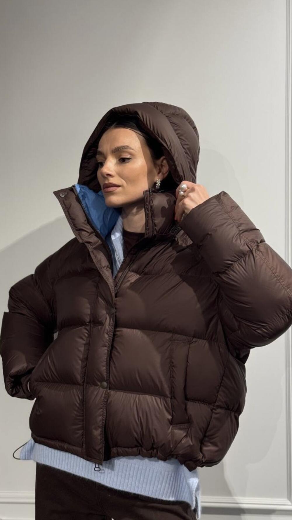 Куртка пуховик, двокольорова Liture 