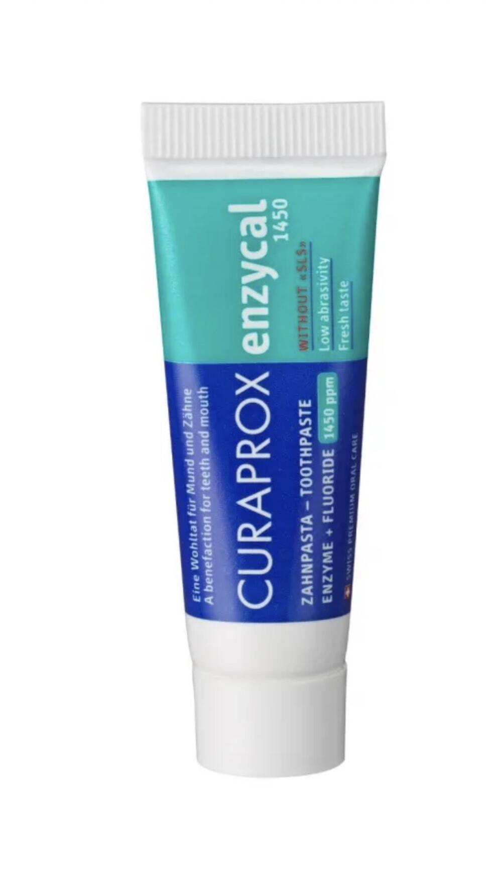 Зубна паста ферментна Enzycal 1450 ppm 10 ml 